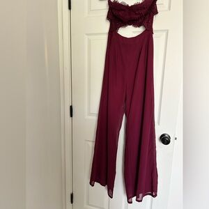 Miss Avenue High Pant Romper w/ attached bralette- S